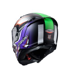 CABERG KASK INTEGRALNY AVALON X GURKHA KOLOR CZARNY MAT/POMARAŃCZOWY/FIOLETOWY ROZMIAR M