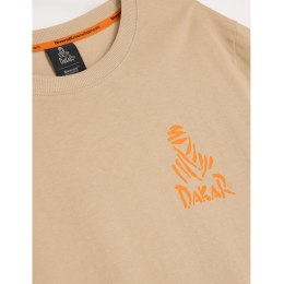 DIVERSE EXTREME TEAM - DAKAR RALLY KOSZULKA (T-SHIRT) DKR DES 0224 KOLOR BEŻ ROZMIAR M