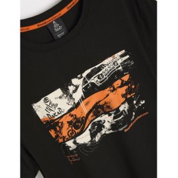 DIVERSE EXTREME TEAM - DAKAR RALLY KOSZULKA (T-SHIRT) DKR PHOTO DES KOLOR CZARNY ROZMIAR L