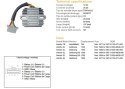 DZE REGULATOR NAPIĘCIA HONDA GL 1000 '77-'79; GL1100 '80-'83; GL1200 '84-'87 (ESR290)