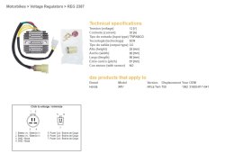 DZE REGULATOR NAPIĘCIA HONDA XRV 750 AFRICA TWIN '92 (31600-MV1-941) (35A)