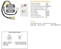 DZE REGULATOR NAPIĘCIA HONDA XRV 750 AFRICA TWIN '92 (31600-MV1-941) (35A)