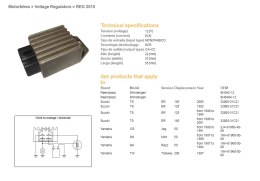 DZE REGULATOR NAPIĘCIA SUZUKI TS 125ER '90-'94; YAMAHA JOG 50 (1KH-81960-00-00; 32800-31C21) (SH582-12; SH649A-12) 12V/18A
