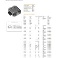 DZE REGULATOR NAPIĘCIA YAMAHA FZ6 '09-'17; FZR 600R '95-'99; SRX 700 '00-'02; TDM 850 '96-'01; TMAX 500 '00-'03; VT 700 VENTURE 