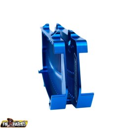 FM-PARTS OSŁONY CHŁODNICY (KRATKI) ALUMINIUM KTM/HUSQVARNA/GAS GAS '20-'25 TBI /TPI KOLOR NIEBIESKI