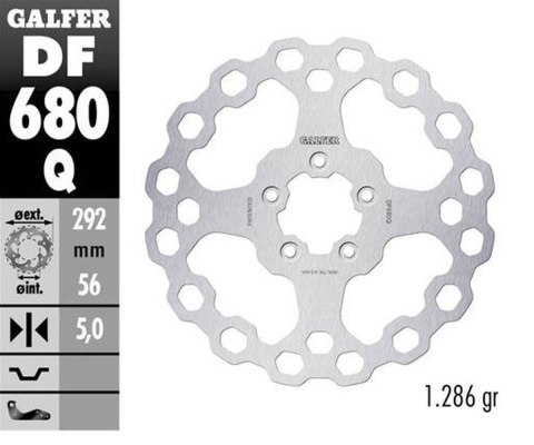 GALFER TARCZA HAMULCOWA PRZÓD HARLEY-DAVIDSON (292X56X5) CUBIQ