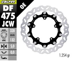 GALFER TARCZA HAMULCOWA PRZÓD YAMAHA MT-10 '17-; YZF -R6 '17-'23; YZF-R9 '25; FZ 1 '06'; YZF-R1 '04-'23; V MAX 1700 '09- (WAVE F
