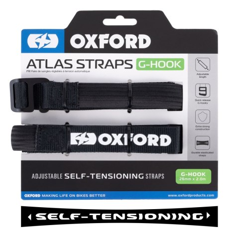 OXFORD PASY TRANSPORTOWE ATLAS G-HOOK 26MM X 2 M KOLOR CZARNY OXFORD PASY TRANSPORTOWE ATLAS G-HOOK 26MM X 2 M KOLOR CZARNY