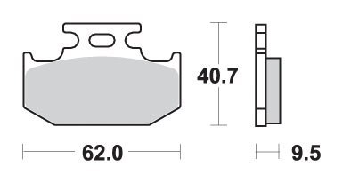 SBS PROMOCJA KLOCKI HAMULCOWE KH152/2 OFF-ROAD SINTER KOLOR ZŁOTY SBS PROMOCJA KLOCKI HAMULCOWE KH152/2 OFF-ROAD SINTER KOLOR ZŁOTY