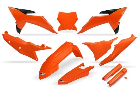 UFO KOMPLET PLASTIKÓW (FULL KIT) Z OSŁONAMI TELESKOPÓW (AMORTYZATORÓW) KTM SX 125 / 150 / 250 / 300 '25, SXF (SX-F) 250 / 350 / UFO KOMPLET PLASTIKÓW (FULL KIT) Z OSŁONAMI TELESKOPÓW (AMORTYZATORÓW) KTM SX 125 / 150 / 250 / 300 '25, SXF (SX-F) 250 / 350 /