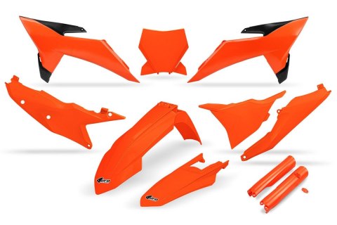 UFO KOMPLET PLASTIKÓW (FULL KIT) Z OSŁONAMI TELESKOPÓW (AMORTYZATORÓW) KTM SX 125 / 150 / 250 / 300 '25, SXF (SX-F) 250 / 350 / UFO KOMPLET PLASTIKÓW (FULL KIT) Z OSŁONAMI TELESKOPÓW (AMORTYZATORÓW) KTM SX 125 / 150 / 250 / 300 '25, SXF (SX-F) 250 / 350 /