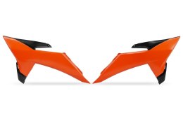 UFO OSŁONY CHŁODNICY KTM SX 125 / 150 / 250 / 300 '25, SXF (SX-F) 250 / 350 / 450 '25 KOLOR POMARAŃCZOWY