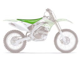 BLACKBIRD POKROWIEC / POSZYCIE NA SIEDZENIE KAWASAKI KXF 250/450 '06-'08 DOUBLE GRIP 3 KOLOR CZARNY ZIELONY