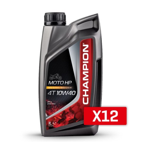 CHAMPION OLEJ SILNIKOWY MOTO HP 4T 10W40 1L MA2 PÓŁSYNTETYCZNY (AKC)