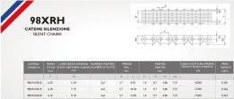 MORSE 2025/07 ŁAŃCUSZEK ROZRZĄDU 96RH2015 108 OGNIW HONDA CRF 450 R '09-'16 (31.1409)
