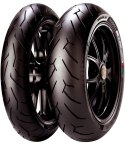 PIRELLI KOMPLET OPON (2291900/25) 120/70ZR17 DIABLO ROSSO II (K) 58W) TL M/C PRZÓD DOT 2025 + (2068700/24) 190/55ZR17 DIABLO ROS