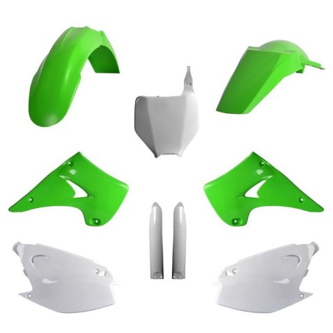 POLISPORT KOMPLET PLASTIKÓW (FULL KIT) KAWASAKI KX 125/250 '03 W ZESTAWIE TABLICA PRZEDNIA (8660800002) I OSŁONY AMORTYZARORÓW ( POLISPORT KOMPLET PLASTIKÓW (FULL KIT) KAWASAKI KX 125/250 '03 W ZESTAWIE TABLICA PRZEDNIA (8660800002) I OSŁONY AMORTYZARORÓW (