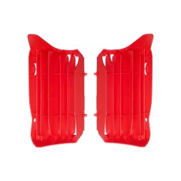 POLISPORT OSŁONY CHŁODNICY (KRATKI-KOMPLET ) HONDA CRF 250F '21-'22; CRF 450F '21-'24 KOLOR CZERWONY