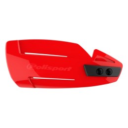 POLISPORT WYPRZEDAŻ OSŁONY RĄK (LISTKI) MODEL HAMMER Z UNIWERSALNYM ZESTAWEM MONTAŻOWYM 22/28MM KOLOR CZERWONY