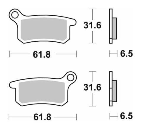 SBS KLOCKI HAMULCOWE NOWOŚĆ KH357 OFF-ROAD SINTER KOLOR ZŁOTY RZÓD/TYŁ KTM SX 65 '09-'21, GASGAS MC 65 '21-, HUSQVARNA TC 65 '17 SBS KLOCKI HAMULCOWE NOWOŚĆ KH357 OFF-ROAD SINTER KOLOR ZŁOTY RZÓD/TYŁ KTM SX 65 '09-'21, GASGAS MC 65 '21-, HUSQVARNA TC 65 '17
