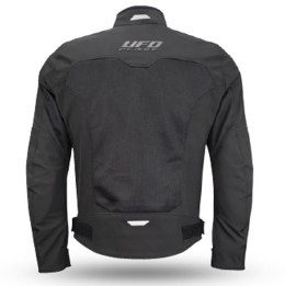 UFO 2025/04 KURTKA ACRON URBAN MĘSKA SOFTSHELL / AIRNET Z WYPINANĄ, ODDYCHAJĄCA, WIATRO I WODOSZCZELNĄ MEMBRANĄ KOLOR CZARNY ROZ