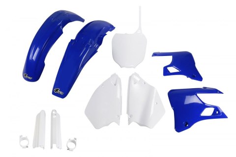 UFO KOMPLET PLASTIKÓW (FULL KIT) Z OSŁONAMI TELESKOPÓW (AMORTYZATORÓW) YAMAHA YZ 125 '00-'01, YZ 250 '00-'01 KOLOR OEM (BIAŁY/NI UFO KOMPLET PLASTIKÓW (FULL KIT) Z OSŁONAMI TELESKOPÓW (AMORTYZATORÓW) YAMAHA YZ 125 '00-'01, YZ 250 '00-'01 KOLOR OEM (BIAŁY/NI