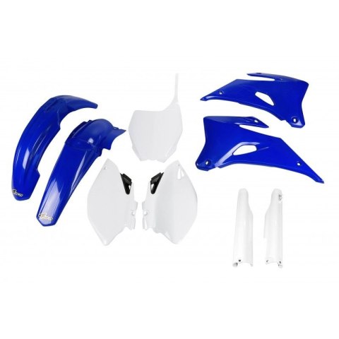 UFO KOMPLET PLASTIKÓW (FULL KIT) Z OSŁONAMI TELESKOPÓW (AMORTYZATORÓW) YAMAHA YZF 250 '06-'09, YZF 450 '06-'09 KOLOR OEM (BIAŁY/ UFO KOMPLET PLASTIKÓW (FULL KIT) Z OSŁONAMI TELESKOPÓW (AMORTYZATORÓW) YAMAHA YZF 250 '06-'09, YZF 450 '06-'09 KOLOR OEM (BIAŁY/