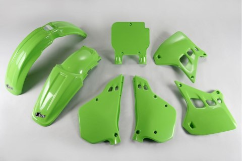 UFO KOMPLET PLASTIKÓW KAWASAKI KX 250 '90-91, KOLOR OEM (ZIELONY) UFO KOMPLET PLASTIKÓW KAWASAKI KX 250 '90-91, KOLOR OEM (ZIELONY)
