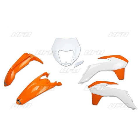 UFO KOMPLET PLASTIKÓW KTM EXC/EXCF '14-'16 Z OSŁONĄ LAMPY KOLOR OEM '15 (POMARAŃCZOWY/BIAŁY) (KT524E999W) UFO KOMPLET PLASTIKÓW KTM EXC/EXCF '14-'16 Z OSŁONĄ LAMPY KOLOR OEM '15 (POMARAŃCZOWY/BIAŁY) (KT524E999W)