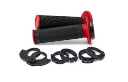 DOMINO MANETKI (GRIPY) OFF ROAD D-LOCK 2T / 4T (Z ADAPTERAMI ROLGAZU - KTM, HUSQVARNA, GASGAS, HONDA, KAWASAKI, SUZUKI, YAMAHA I