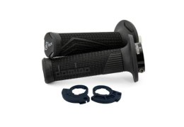 DOMINO MANETKI (GRIPY) OFF ROAD D-LOCK NA JEDNĄ LINKE 2T (Z ADAPTERAMI ROLGAZU - KTM, HUSQVARNA, GASGAS, HONDA, KAWASAKI, SUZUKI