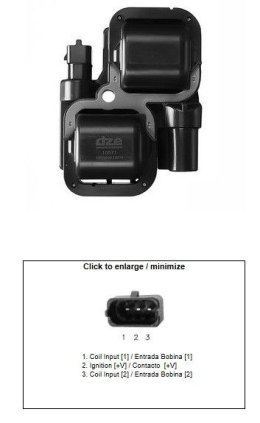 DZE CEWKA ZAPŁONOWA CAN AM 500/570/650/800/990/1000 COMMANDER / OUTLANDER / RENEGADE / SPYDER / TRAXTER; POLARIS 570/700/800/850