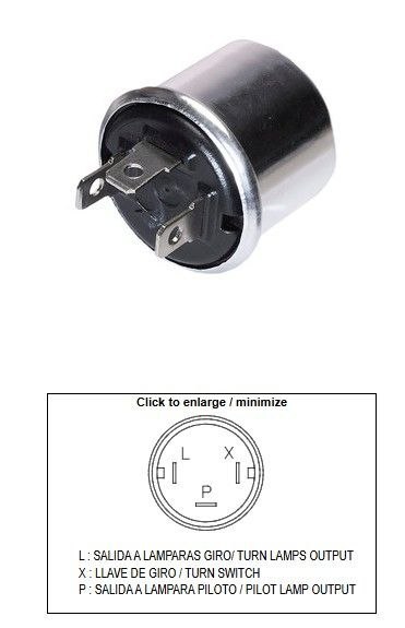 DZE PRZERYWACZ KIERUNKOWSKAZÓW UNIWERSALNY (12V 2+2 21W)