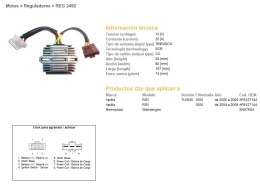 DZE REGULATOR NAPIĘCIA APRILIA RSV 1000 '04-'08; TUONO 1000 '06-'09 (SH579GA) (AP8127144) (ESR549)