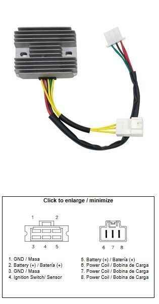 DZE REGULATOR NAPIĘCIA HONDA FSC 400 SILVERWING '04-'08; FSC 600 SILVERWING '05-'13 (35A) (31600-MCT-771)