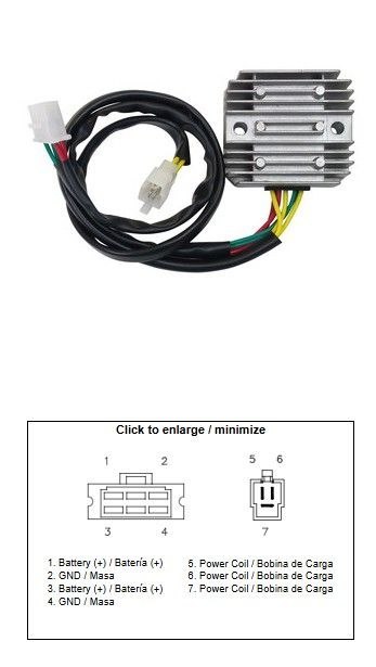 DZE REGULATOR NAPIĘCIA HONDA VT 700C SHADOW '86-'87; VT 800C SHADOW '88 (OEM 31600-MR6-000)