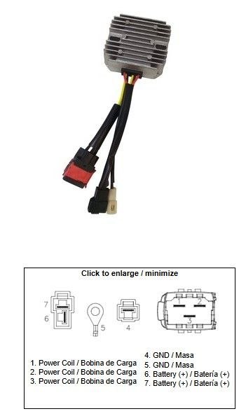 DZE REGULATOR NAPIĘCIA ROYAL ENFIELD 400 HIMALAYAN; 500 CLASSIC; GT 535 CONTINENTAL MOFSET (35A)