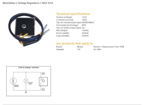 DZE REGULATOR NAPIĘCIA UNIWERSALNY JEDNOFAZOWY (12V,16A) (ESR012)