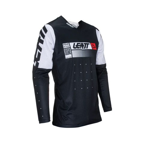 LEATT KOSZULKA MOTO 4.5 LITE JERSEY BLACK KOLOR CZARNY/BIAŁY ROZMIAR M LEATT KOSZULKA MOTO 4.5 LITE JERSEY BLACK KOLOR CZARNY/BIAŁY ROZMIAR M