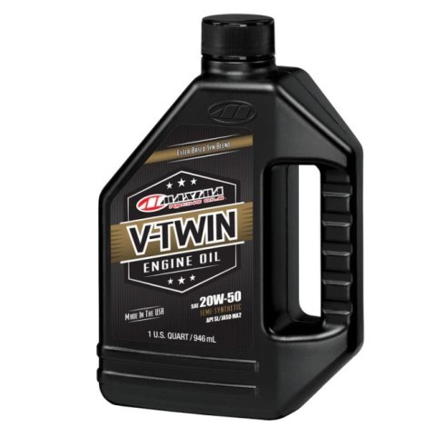MAXIMA RACING OILS OLEJ SILNIKOWY SYNTETYCZNY V-TWIN FULL SYNTHETIC 20W50 AKC (LITER/12)