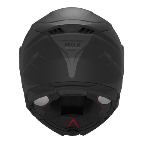 NOX KASK SZCZĘKOWY (FLIP-UP) Z BLENDĄ N967 SYNCHRO KOLOR CZARNY/CZERWONY/SZARY MAT ROZMIAR S NOX KASK SZCZĘKOWY (FLIP-UP) Z BLENDĄ N967 SYNCHRO KOLOR CZARNY/CZERWONY/SZARY MAT ROZMIAR S