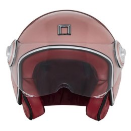 NOX PROMOCJA PREMIUM KASK OTWARTY JET IDOL SOLID KOLOR RÓŻOWY/ZŁOTY ROZMIAR XS