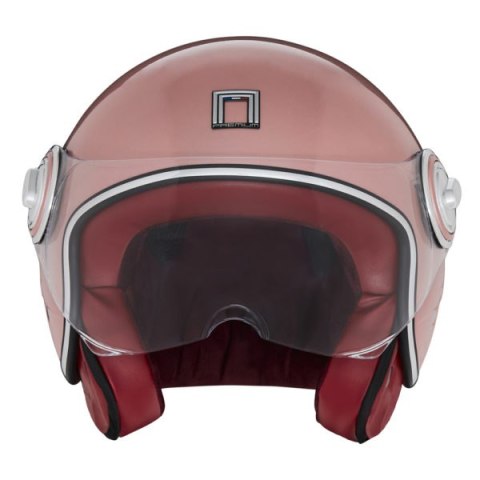 NOX PROMOCJA PREMIUM KASK OTWARTY JET IDOL SOLID KOLOR RÓŻOWY/ZŁOTY ROZMIAR XS