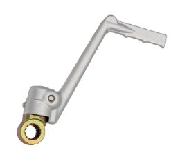 PSYCHIC DŹWIGNIA STARTERA (KOPKA / KIKSTARTER) YAMAHA YZ 85 '02-'18 (OEM: 5PA-15620-00; 5PA-15620-01) (ALUMINIOWA) KOLOR SREBRNY