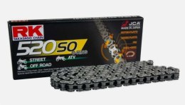 RK ŁAŃCUCH NAPĘDOWY 520SO-114 (O-RING) ZAKUWKA (CLF) W ZESTAWIE KOLOR STANDARD (POJEMNOŚĆ: DO 400 CCM) (30,5 KN)