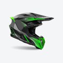 AIROH PROMOCJA KASK CROSS / ENDURO / ATV / QUAD TWIST 3 SHARD GREEN GLOSS KOLOR ZIELONY FLUO/CZARNY/SZARY ROZMIAR M