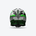 AIROH PROMOCJA KASK CROSS / ENDURO / ATV / QUAD TWIST 3 SHARD GREEN GLOSS KOLOR ZIELONY FLUO/CZARNY/SZARY ROZMIAR M