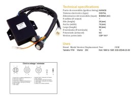 DZE MODUŁ ZAPŁONU CDI YAMAHA YFM 350 WARRIOR '90-'95 (3GD-85540-20-00) (VIC-14602)