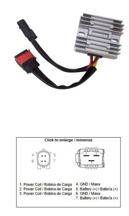 DZE REGULATOR NAPIĘCIA ROYAL ENFIELD 650 INTERCEPTOR; CONTINENTAL 650GT MOFSET (OEM 148239/E) (35A)