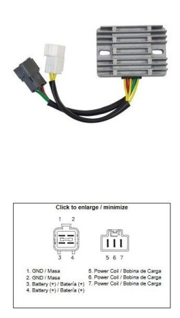 DZE REGULATOR NAPIĘCIA SUZUKI AN 400 BURGMAN '07-'16 (32800-47H50) (12A)